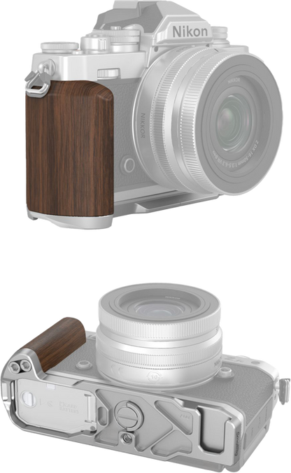 SmallRig 4803 Wooden L-Shape Grip for Nikon Z fc Silver