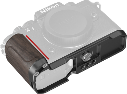 SmallRig 4801 L-Shape Mount Plate with Wooden Handle for Nikon Z f