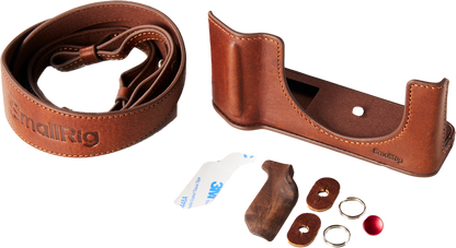 SmallRig 5268 Leather Case Kit for FUJIFILM GFX100RF Brown