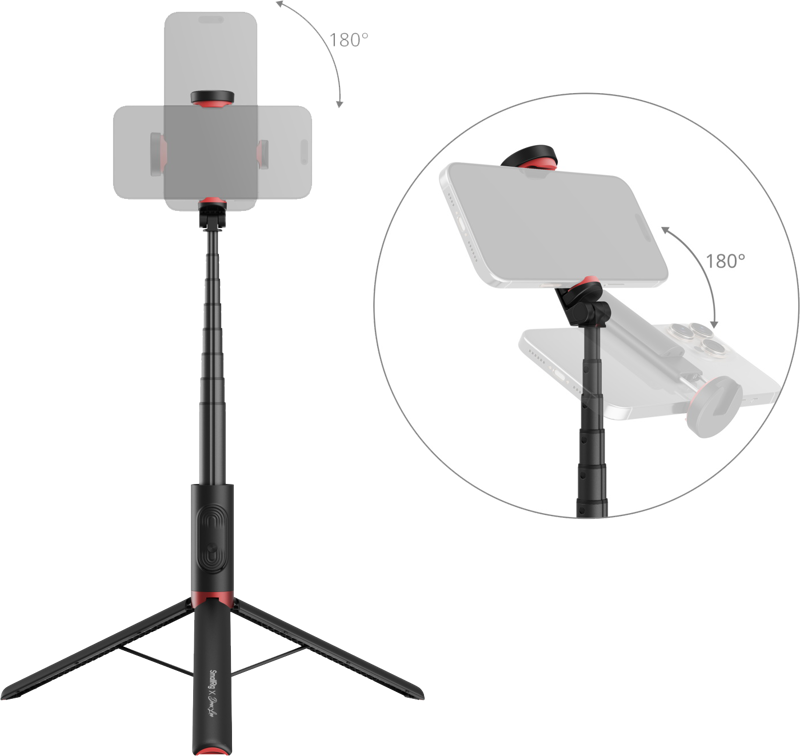 SmallRig 5292 x Drex Lee Boom Selfie Stick ST30 Lite Black