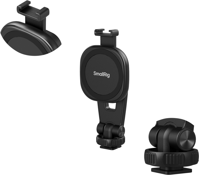 SmallRig 5283 AC-10 Attachable Phone Clamp with Cold Shoe Mount