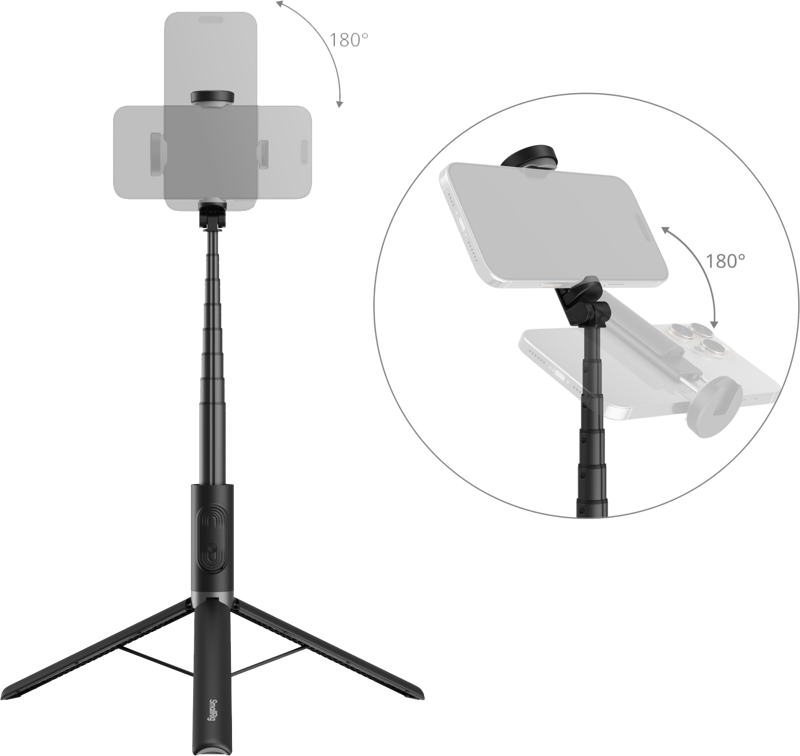 SmallRig 5291 ST30 Lite One-Touch Deploy Selfie Stick Tripod