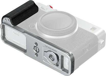 SmallRig 5447 L-Shaped Mount Plate with Silicone Handle for FUJIFILM X-E5 Silver