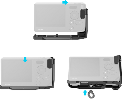 SmallRig 5389 L-Shaped Mount Plate with Handle for Sigma BF Black