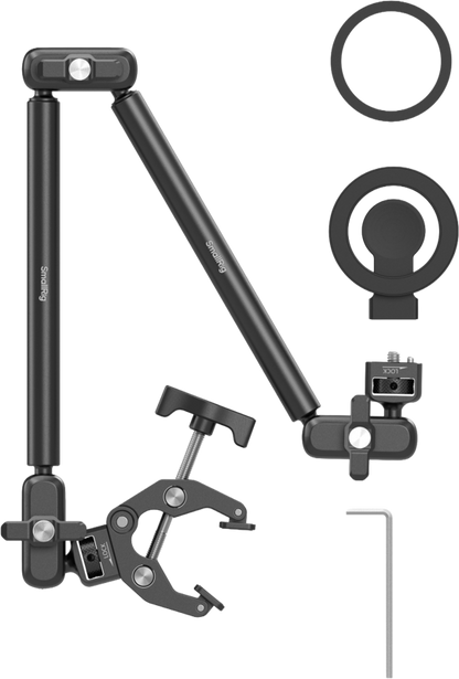 SmallRig 5626 Desktop Magic Arm with Crab-Shaped Clamp Kit (MagSafe-Compatible Edition)