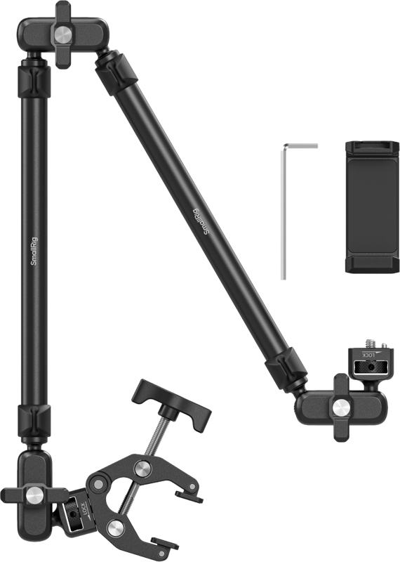 SmallRig 5625 Desktop Magic Arm with Crab-Shaped Clamp Kit