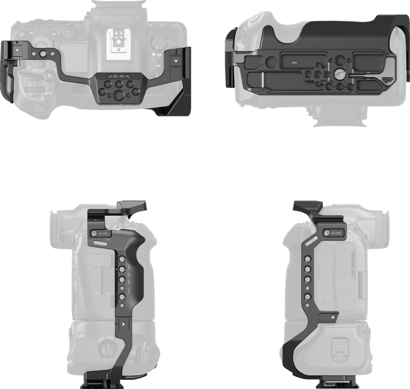 SmallRig 5623 Cage for Canon EOS R5 Mark II with Battery Grip BG-R20