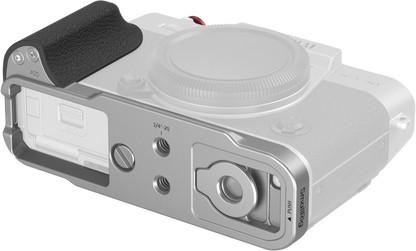 SmallRig 5664 L-Shaped Mount Plate with Silicone Handle for FUJIFILM X-T30 / T30 II / T30 III Silver
