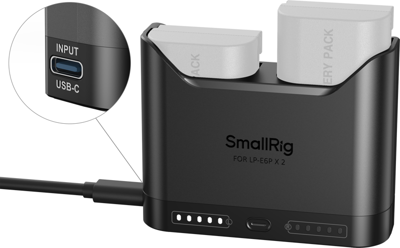 SmallRig 5490 Camera Battery Charger for LP-E6P