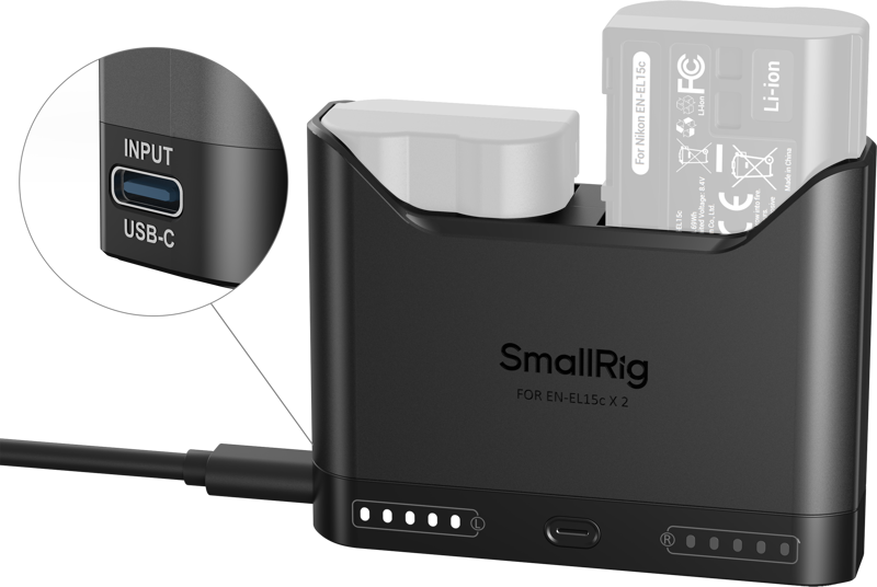 SmallRig 5491 Camera Battery Charger for EN-EL15c