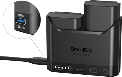 SmallRig 5483 Turbo Charging Kit for NP-FZ100 Camera Batteries