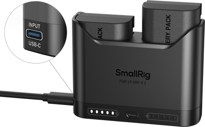 SmallRig 5484 Turbo Charging Kit for LP-E6NH Camera Batteries