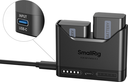 SmallRig 5488 Turbo Charging Kit for NP-FW50 Camera Batteries