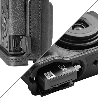 SmallRig 5676 Leather Case Kit for RICOH GR IV / GR III / GR IIIx / GR III HDF / GR IIIx HDF (Black)