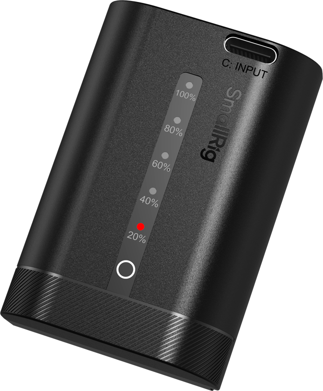 SmallRig 5298 USB-C Camera Battery with Power Display for Canon LP-E6P