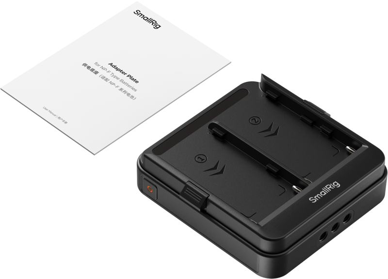 SmallRig 5536 Adapter Plate for NP-F Type Batteries (Supports UPS)