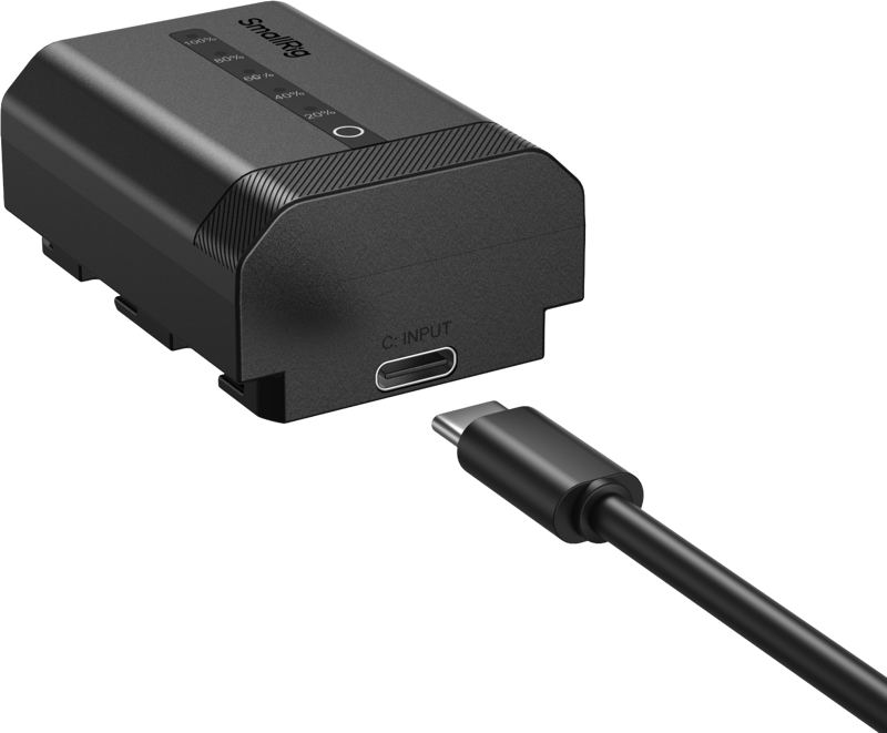 SmallRig 5297 USB-C Camera Battery with Power Display for Sony NP-FZ100