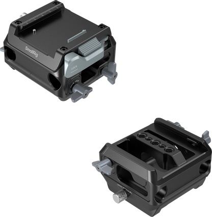 SmallRig 5366 Manfrotto-Type Mount Plate Kit with 15mm Dual Rod Clamp