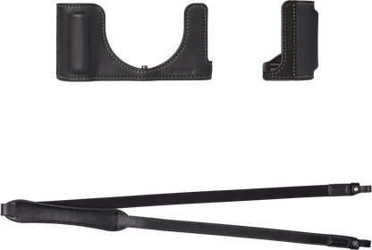 SmallRig 6274 Leather Half Case Kit for Panasonic LUMIX L10 Black