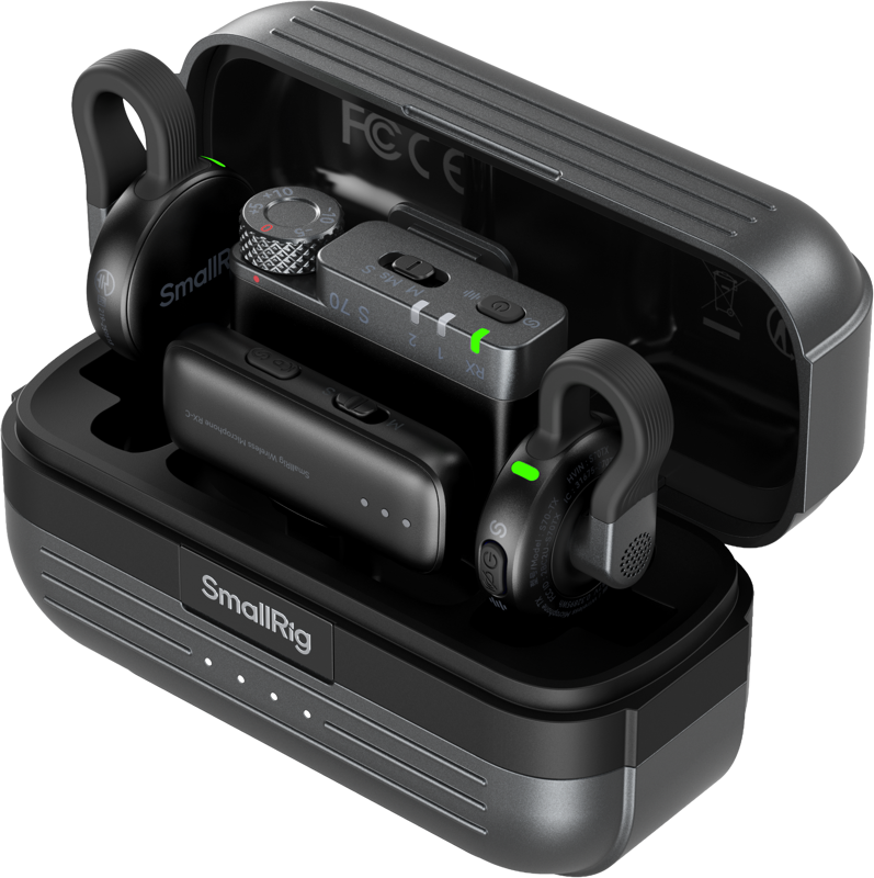 SmallRig 6526 S70 Wireless Microphone with Multi-Device Compatibility Black