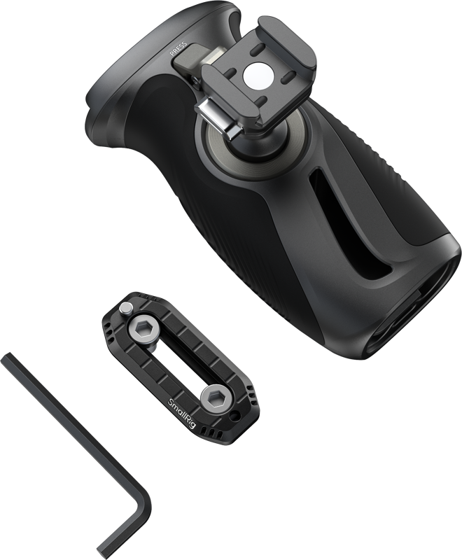 SmallRig 6405 Rotating Side Handle with "HawkLock" H21 Quick Release NATO Clamp