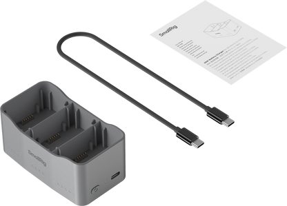 SmallRig 6501 65W Battery Charger for DJI Mini 5 / 4 / 3 Pro