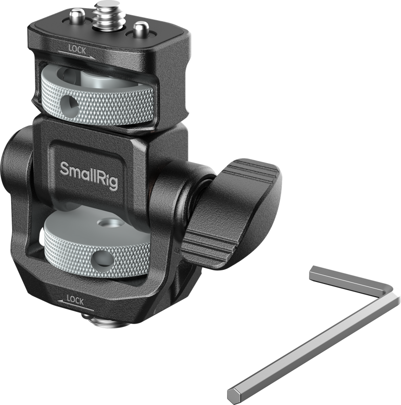 SmallRig 6314 Monitor Support for Horizontal & Vertical Shooting with ARRI 3/8"-16 Locating Screw