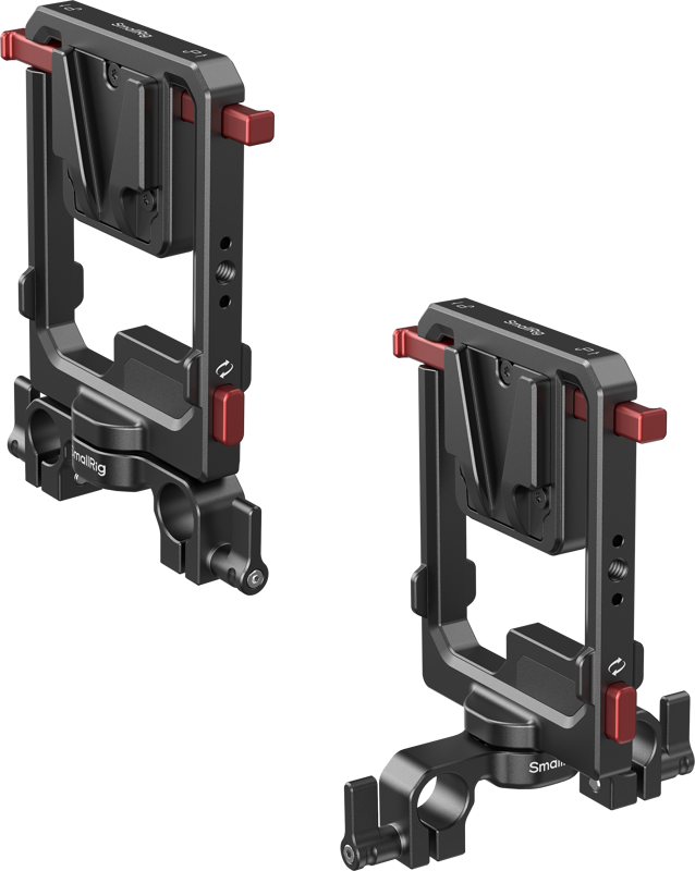 SmallRig 6273 Rotatable V-Mount Battery Plate with Dual V-Locks and 15mm Dual Rod Clamp
