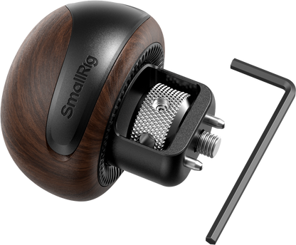 SmallRig 5926 Mini Wooden Side Handle with 1/4''-20 Locating Screw