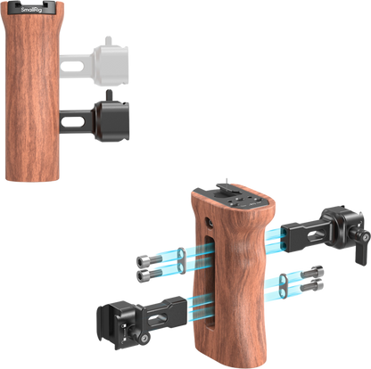 SmallRig 2187 Side Handle Wooden Nato