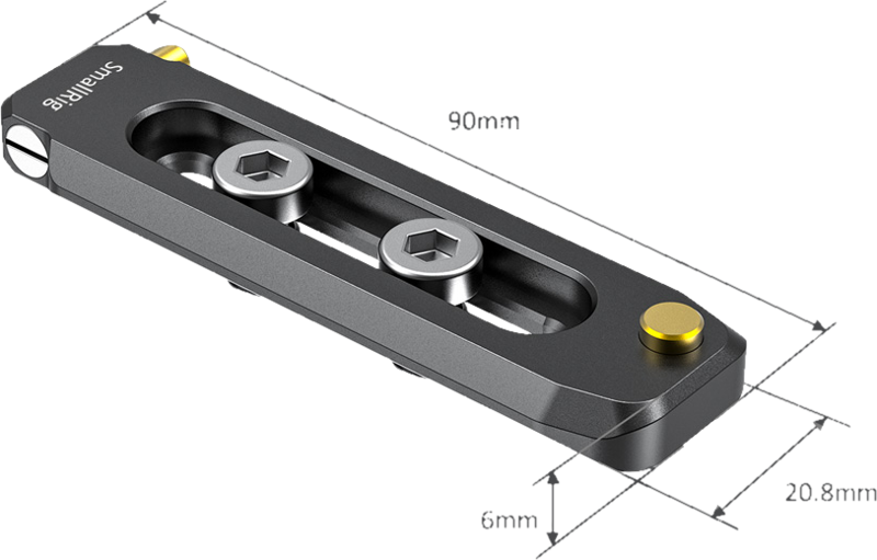 SmallRig 2484 Low Profile Nato rail 90mm