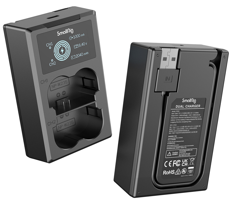SmallRig 3822 NP-W235 Battery & Charger Kit