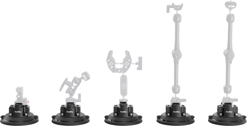 SmallRig 4122 Suction Cup 4" with camera mount