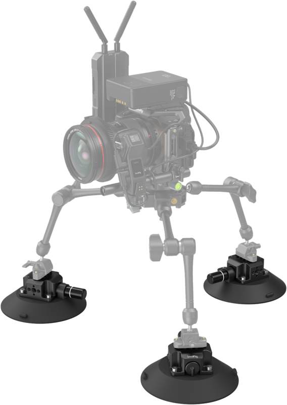 SmallRig 4114 Suction Cup 6" with camera mount