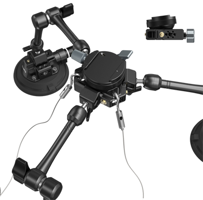 SmallRig 3565 All-in-One 4-Arm Suction Cup Camera Mount Kit for Vehicle Shooting SC-15K