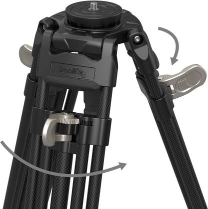 SmallRig 4167 FreeBlazer Heavy-Duty Carbon Video Tripod