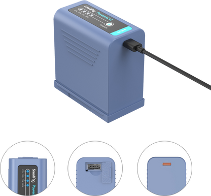 SmallRig 4267 Camera Battery USB-C Rechargable NP-F970