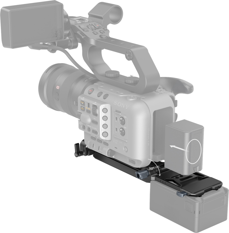 SmallRig 4323 V-Mount Battery Mount Plate Kit for Cinema Cameras