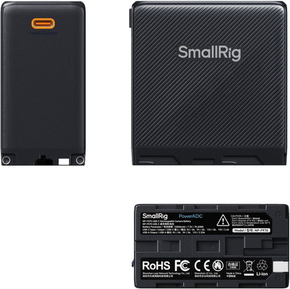 SmallRig 4469 Camera Battery USB-C Rechargable NP-F970