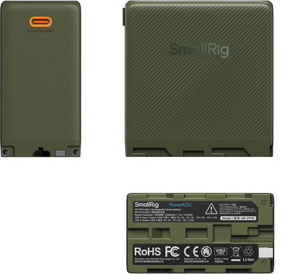 SmallRig 4577 Camera Battery USB-C Rechargable NP-F970