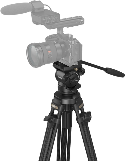 SmallRig 4685 Lightweight Video Carbon Fiber Tripod Kit AD-50