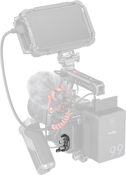SmallRig 4829 USB-C & MULTI Cable Clamp for Sony FX3/FX30 HawkLock Quick Release Cages