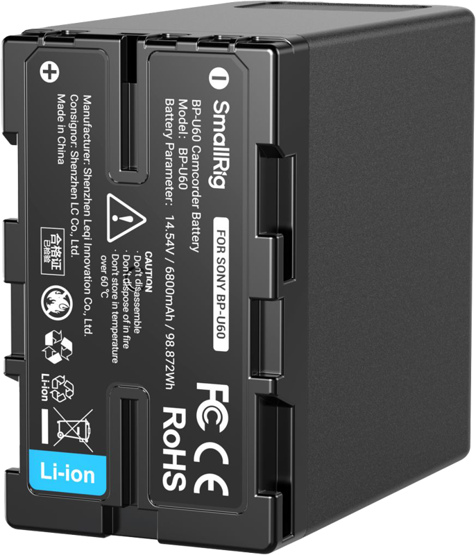 SmallRig 4670 BP-U60 Camcorder Battery