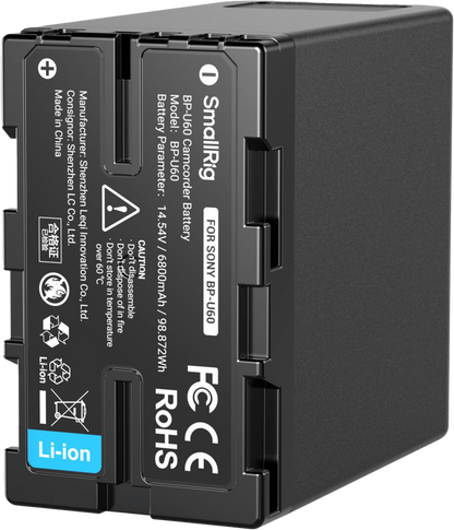 SmallRig 4670 BP-U60 Camcorder Battery
