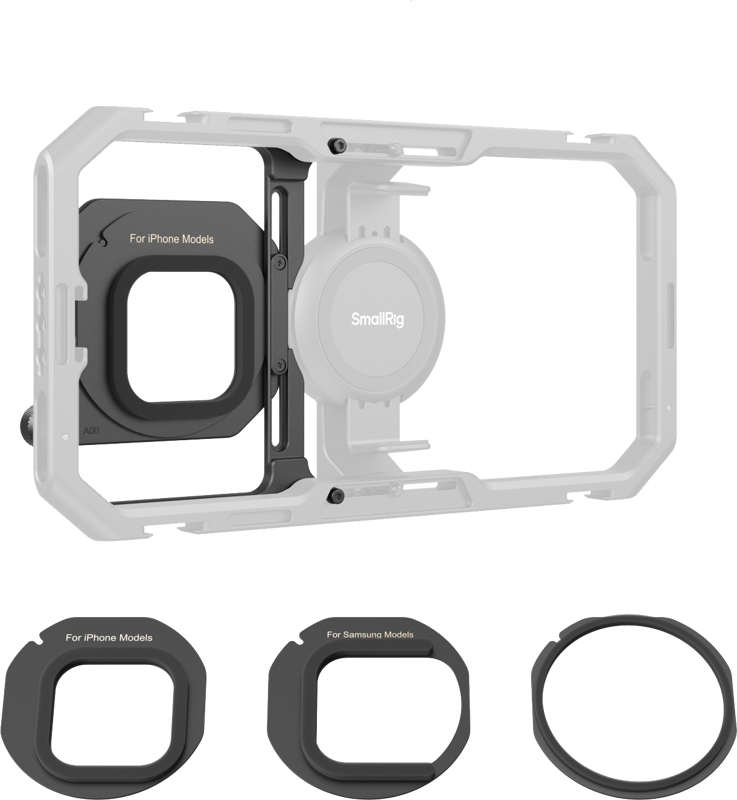 SmallRig 4843 Magnetic Filter Adapter for Universal Mobile Video Cage 67mm
