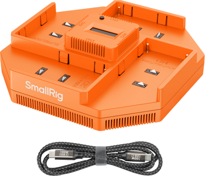 SmallRig 4837 NP-F 4-Channel Camera Battery Charger