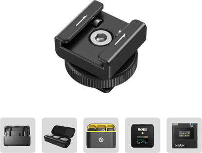SmallRig 4822 Wireless Microphone Support with Cold Shoe Mount