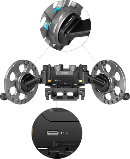 SmallRig 4525 Gimbal Control Wheels for DJI RS Series