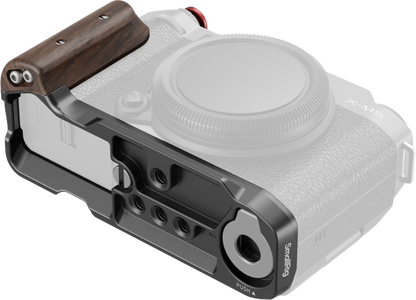 SmallRig 5260 L-Shape Mount Plate with Wooden Handle for FUJIFILM X-M5 Black