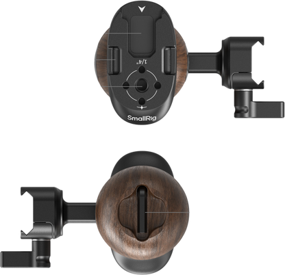 SmallRig 5239 Wooden Side Handle with NATO Clamp